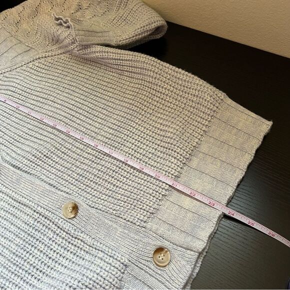 ✨ Common Threads Women’s Light Blue Cardigan Sweater Large Petite - Picture 10 of 10